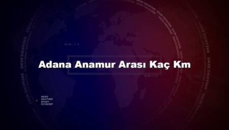 Adana Anamur Arası Kaç Km
