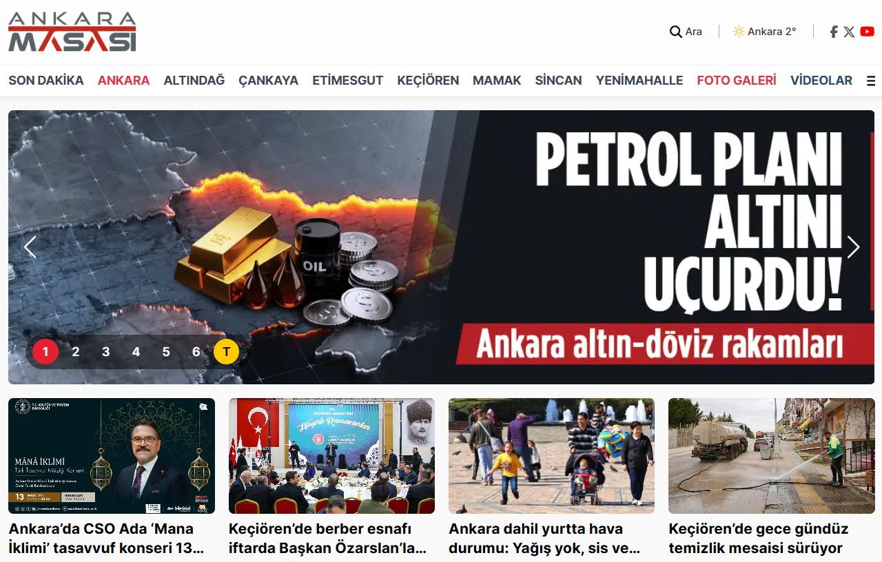 Ankara Haber Son Dakika - www.ankaramasasi.com.tr